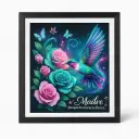 Lámina artística personalizable con marco